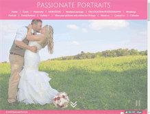 Tablet Screenshot of passionateportraits.net